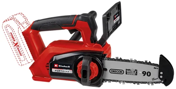 magasin Castorama Elagueuse Sans Fil FORTEXXA 18/20 TH Solo Einhell – Power X-Change (18V, Moteur Brushless, Régime Max 3 800 Tr/min Max) 1